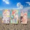 Liebe Anime Ein Zeichen von Zuneigung Mikrofaser Bedrucktes Strandtuch Bergsteigen Strand Schwimmen Laufen Saugfähiges Weiches Handtuch