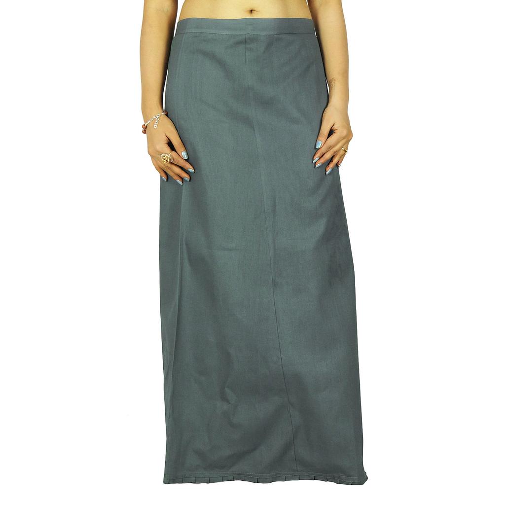 Bollywood-Petticoat, genähter Baumwoll-Inskirt, festes Futter für Sari