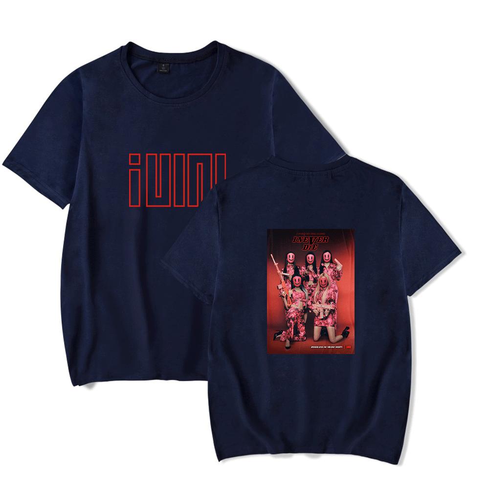 2023 Kpop Gidle New Album I Never Die Tshirt Cotton Tee Tops Short Sleeve For Unisex And Women Casual Streetwear