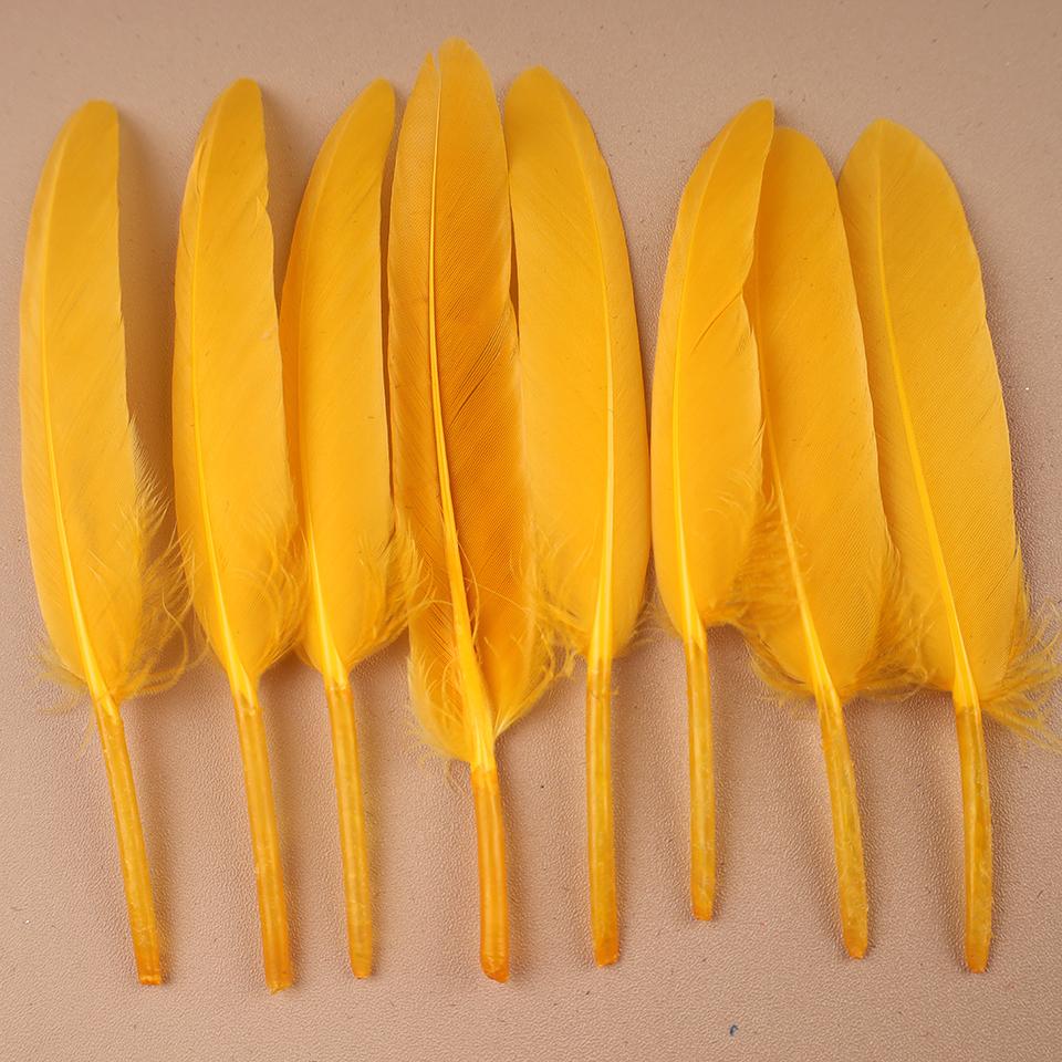 Duck Feathers for Clothes Handicraft Accessories White Golden Black Pink Peacock Goose Feather Plumas Handicraft Article