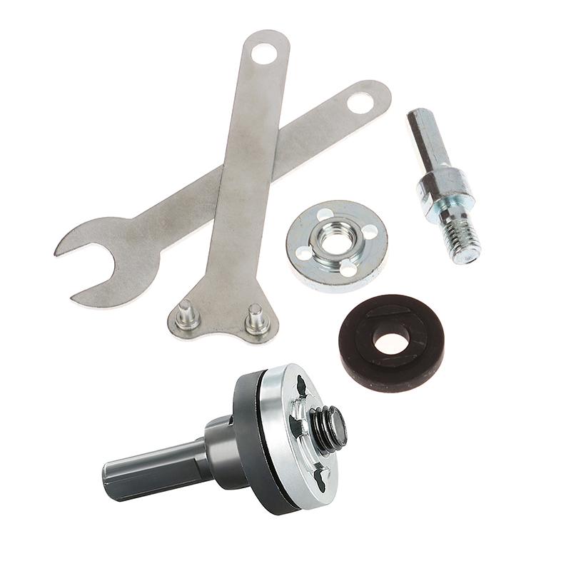 5Pcs/Set 10Mm Diy Electric Drill Variable Angle Grinder Adapter Converter Kit Angle Grinder Electric Drill Connecting Rod Tool