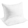 Bed Pillows Standard Size Set Of 2,Home & Hotel Bed Pillows,Shape Retention For Side,Back Or Stomach Sleepers,Breathable,Soft,and Cool