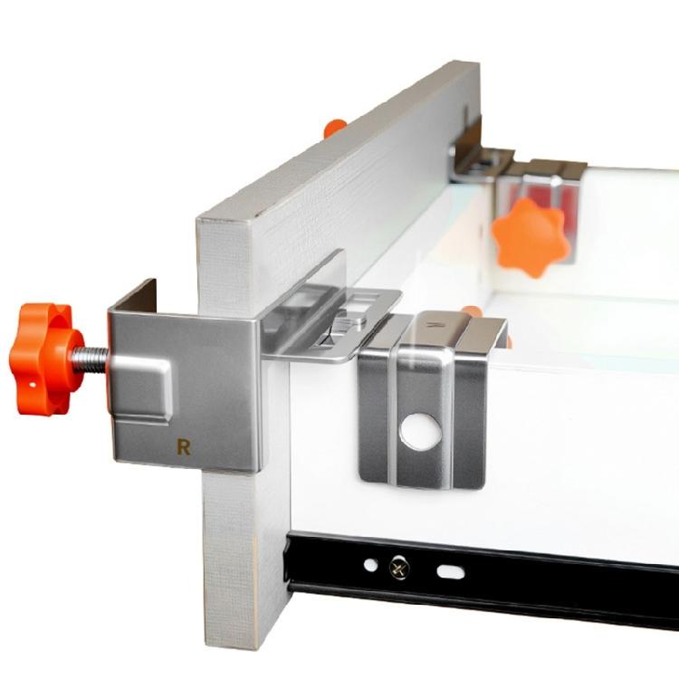Drawer Panel Installation Fixing Clip Drawer Front Installation Clamps For Deep Cabinets Quick Setups Hardware