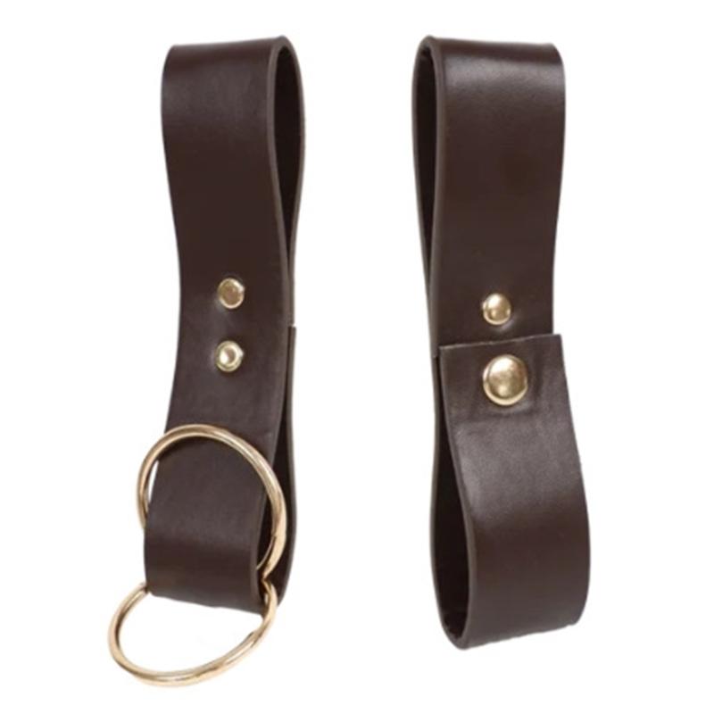 Medieval Waist Guard Leather Side Pack Medieval Leather Belt Waist Bag Potion Bottle Medieval Costume Accessory