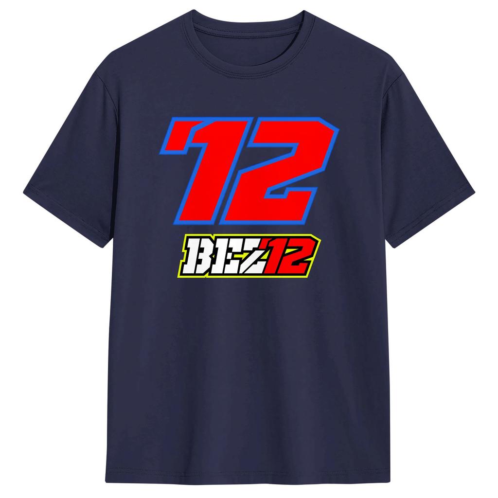 Marco Bezzecchi Unisexs T Shirts Cool Tees Short Sleeve Round Neck TShirt Cotton Plus Size Clothing
