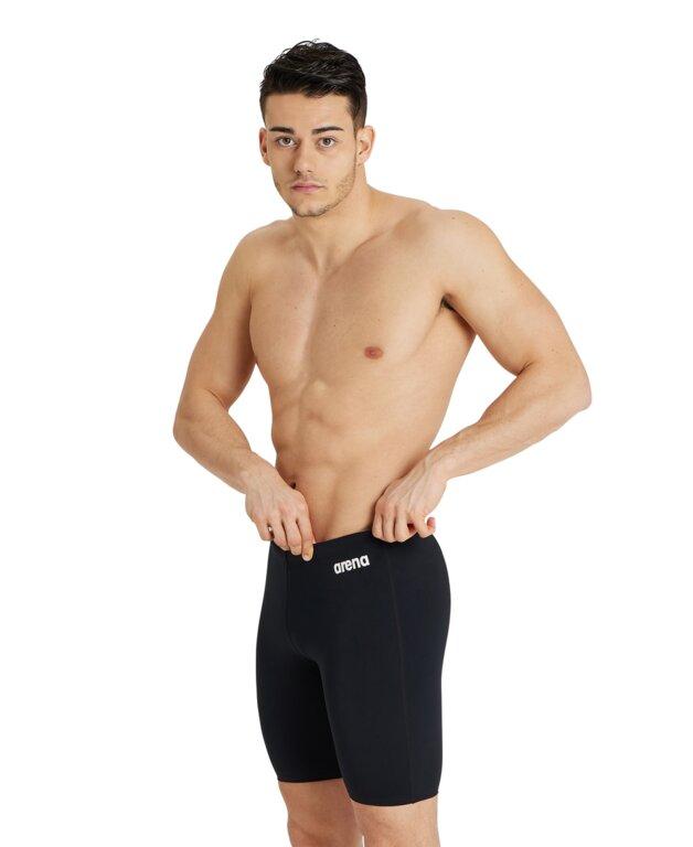 Arena Stroje Pływackie Men's Solid Jammer Black White 2A256/55 D1/152