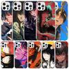 C-Chainsaw Mans Yoru War Devil Soft Cover for iPhone 16 17 Air 15 14 Pro Max 16E Phone Case 13 Mini 12 11 7 SE 8 Print Pattern F
