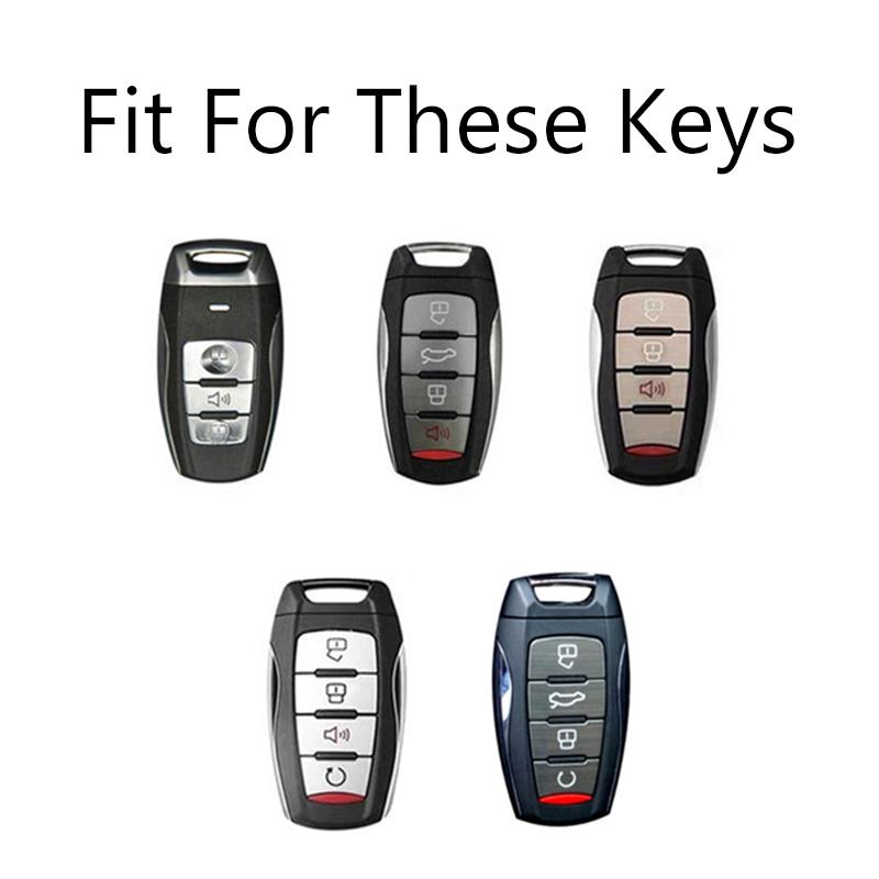Transparent Tpu Key Case For Haval Jolion Dargo F7 Jolyon H6 F7X Great Wall Gwm Poer F5 Cannon Key Cover Car Accessories