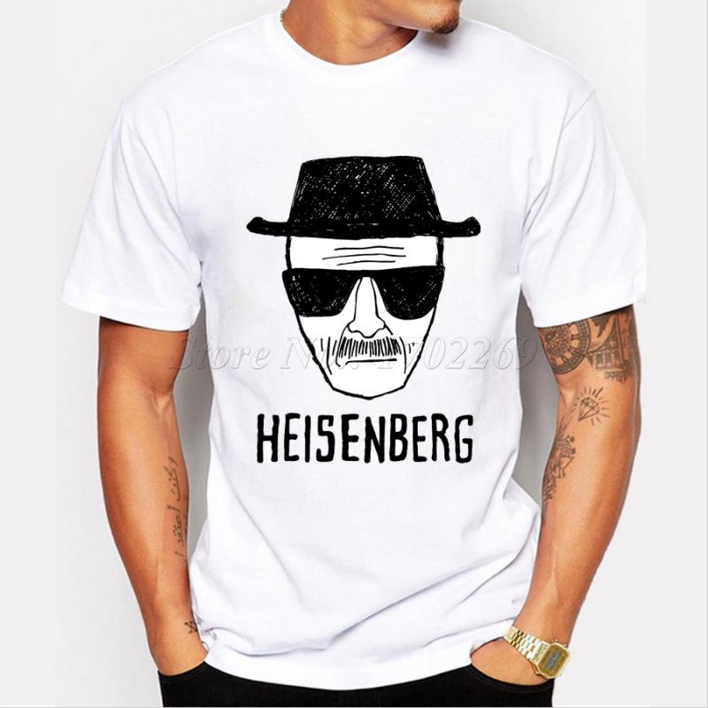 2023 Men's Breaking Bad T Shirt Heisenberg 3D Printed Shirt Walt White Short Sleeve Tee Hipste