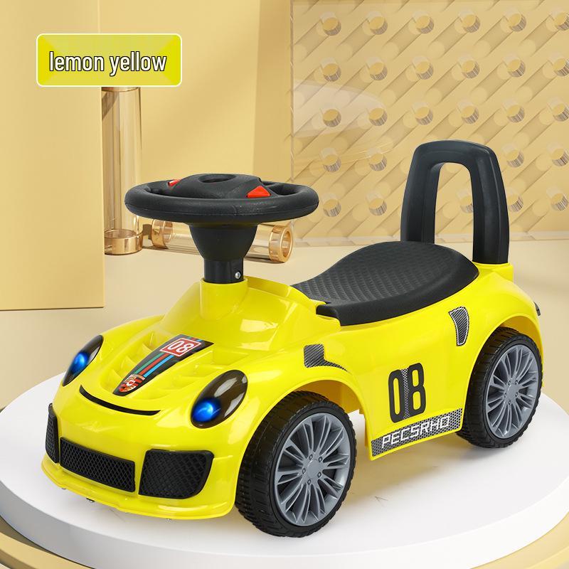 

Четырехколесный детский балансировочный ходунок для возраста 1-3 года: Машина-каталка с поворотным рулем