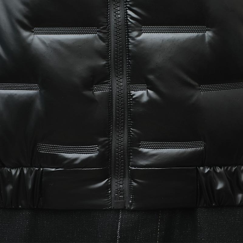 Vinter Herrjackor Ljus Parka Förtjockade Varma Vattentäta Jackor Herr Dunrockar Herrkläder