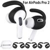 3Pairs Headphone Accessories Earplug Anti-Slip Silicone Earpods Cover Eartips EarPads Wings Hook For AirPods Pro 2