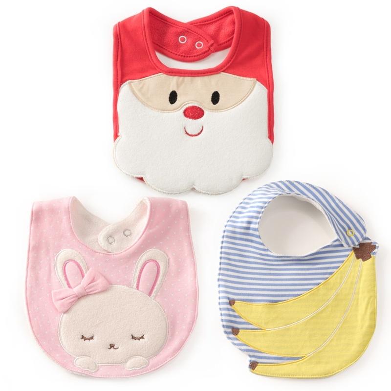 Christmas Baby Bibs Cotton Baberos Santa Claus Bavoir Saliva Towel for Boys Girls Babero Slabbetjes B