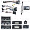 Car Radio Fascias Frame For Ford Transit Van 2014-2018 9 inch 2DIN Vihicle Stereo Panel 16PIN Harness Wire Power Cord Canbus