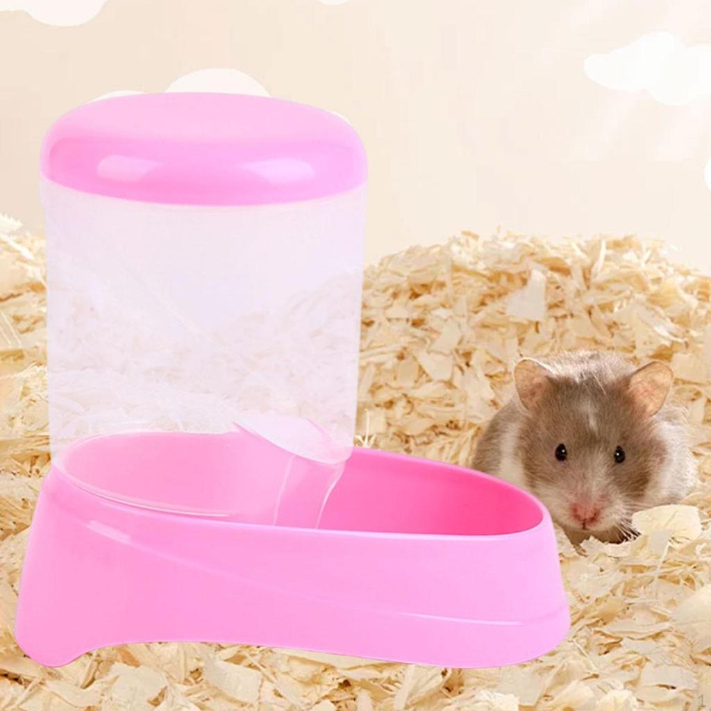 Automatischer Hamster-Futterspender, Tierfütterungsstation, leichte, transparente Mehrzweckschüssel