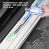 Sill Protector Door Sill Protector Strip 4X Carbon Fiber Protective Anti-Scratch Car Stickers For Protection Steps Vehicles