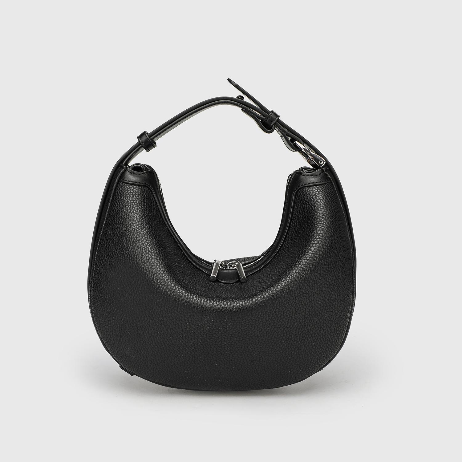 

Half Moon Ladies Bags For Women Luxury Designer Bags And Purses New In Fashion Simple Shift Zipper Shoulder Crossbody Quality
