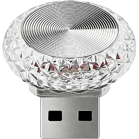 1 PCS Mini USB LED Car Interior Light, Plug & Play Compact Atmosphere Lamp, Personalized Automotive Interior Ambient Light Decor, Universal for Most