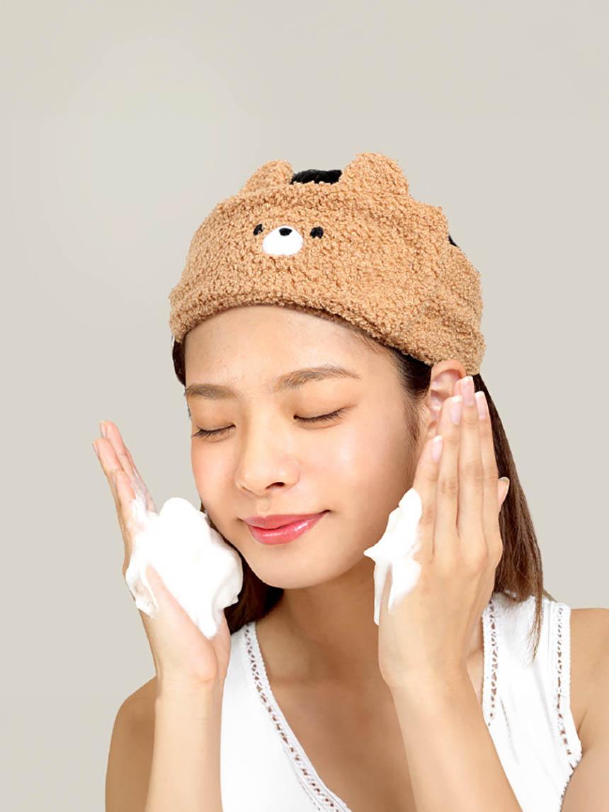 

Cute Animal Fluffy Velcro Headband 1ea