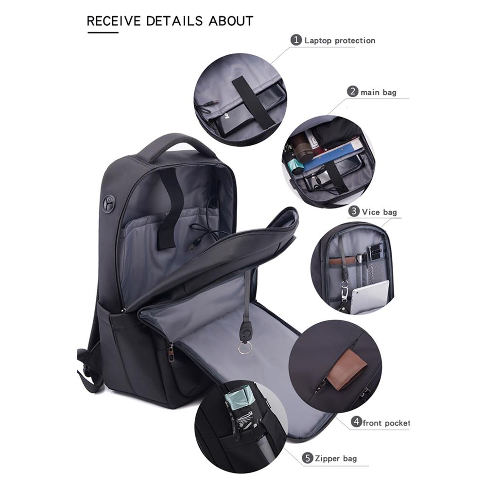 New Backpack Simple Usb Oxford Cloth Computer Men's Bag Leisure Backpack Gift Business Backpack Men's Backpack Student