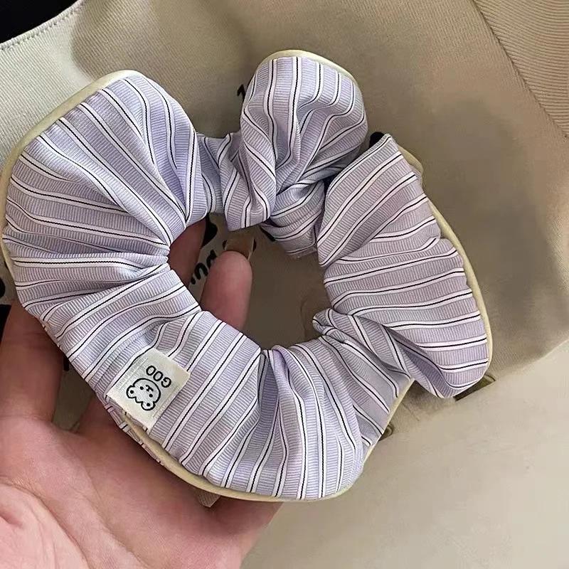 Korean Fashion Style Cute Scrunchies For Girls Candy Colors Hairties for Bun Hairstyle Hair Accessories for Women Headwear