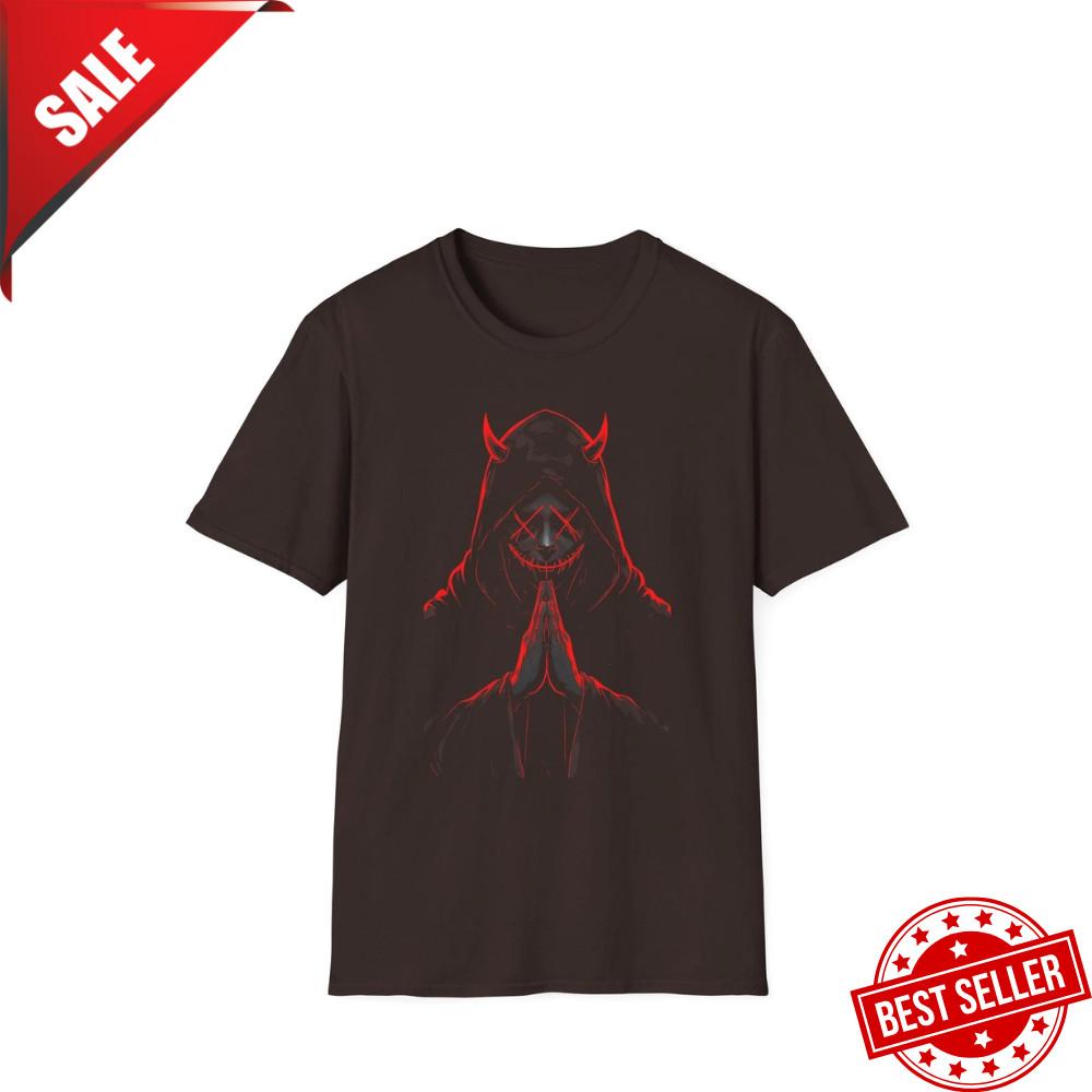 Sale ! Hooded Grim Reaper Design, Gothic Unisex T-Shirt, Halloween Tee inspired S разноцветный