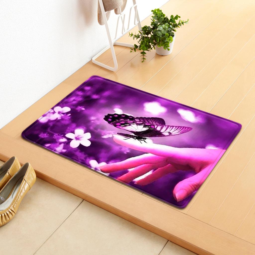 Creative Home Door Mat Water Absorbent Non-Slip Mat Living Room Kitchen Floor Mat Bedroom Carpet