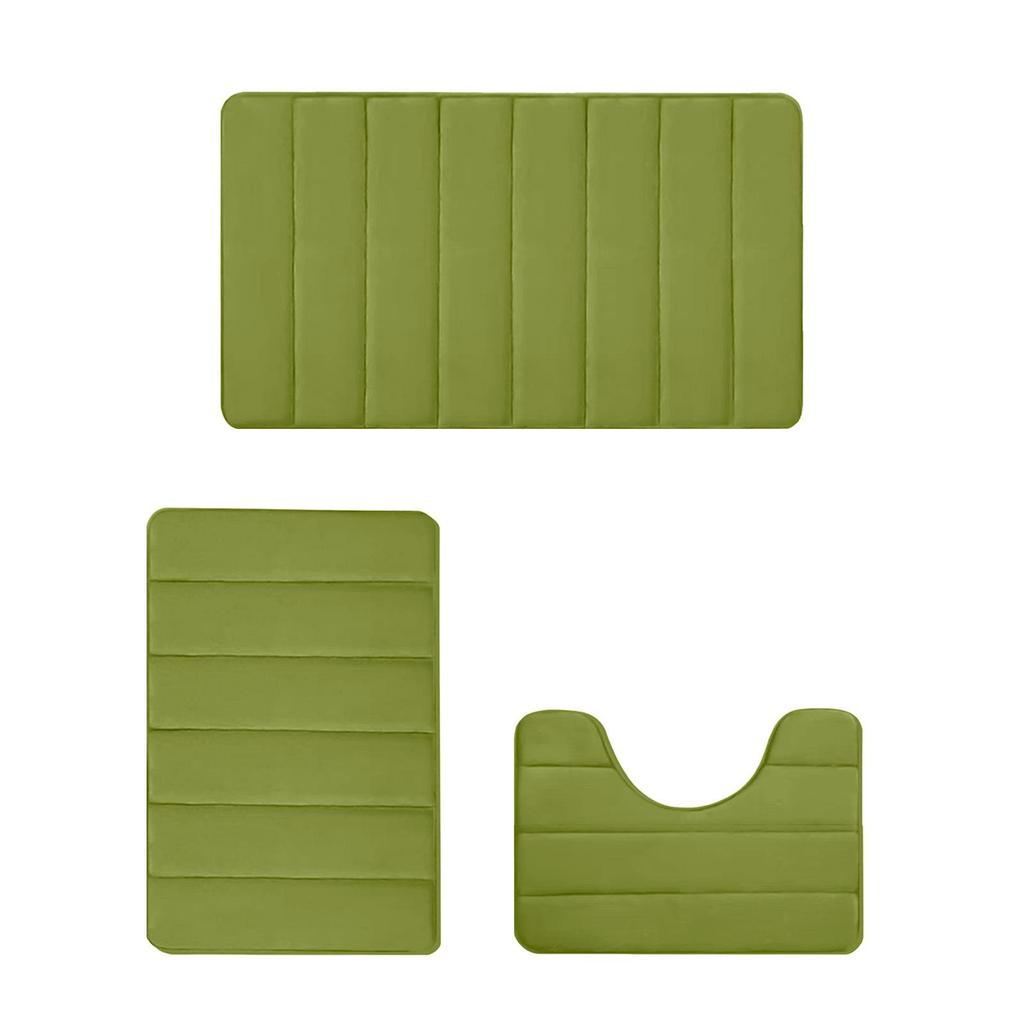 Soft Absorbent Coral Fleece Floor Mat – Solid Color, Wear-Resistant for Home, Bathroom, and Entrance