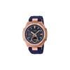 BABY-G Série G-MS metal octogonal negócios alimentado por energia solar fino e multifuncional solar Quartzo pulseira de resina relógio feminino azul di MSG-B100G-2APR