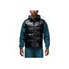 Jordan Solid Color Glossy Stand Collar Zipper Sleeveless Vest Men Vests Black FV7273-010