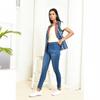 Women’s Indigo Cotton Jacket Casual Sleeveless Ethnic Shrug Waistcoat for Travel Daily Wear