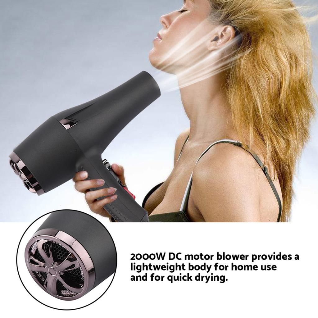2000W Hair Dryer Blower Hot Cold Wind Hair Dryer for Hair Styling