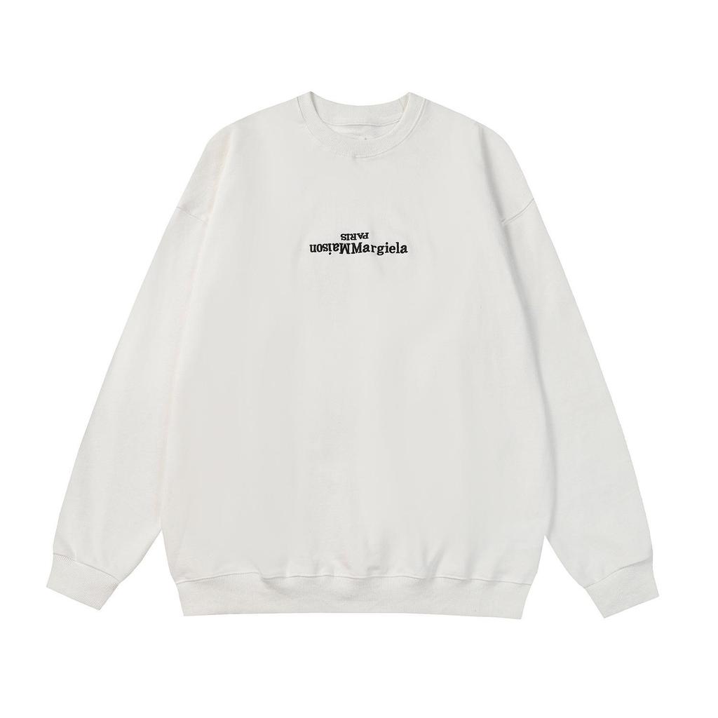 MM6 Maison Margiela Unisex Upside Down Logo Crewneck Sweatshirt - New Autumn Arrival
