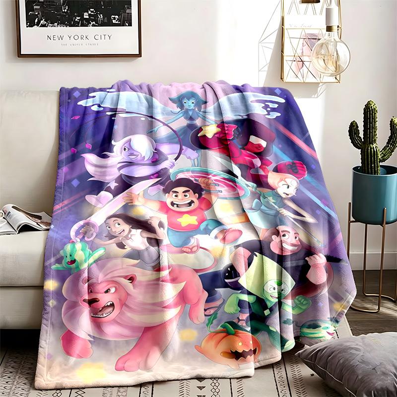 Steven Universe (1) Blanket Suitable For All Seasons And Perfect For Naps Features Vibrant Colors An Ideal Gift For Family And Friends
