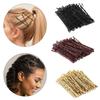 50pcs 5cm Metal Hairpins Casual Curly Wavy Grips Barrette Hair Clips For Women Girls DIY Hair Styling Tools Hair Accessories