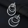 Women'S Long Sweater Chain, High-Grade Alloy Ring Rope, High-Grade Induction Gold Necklace.