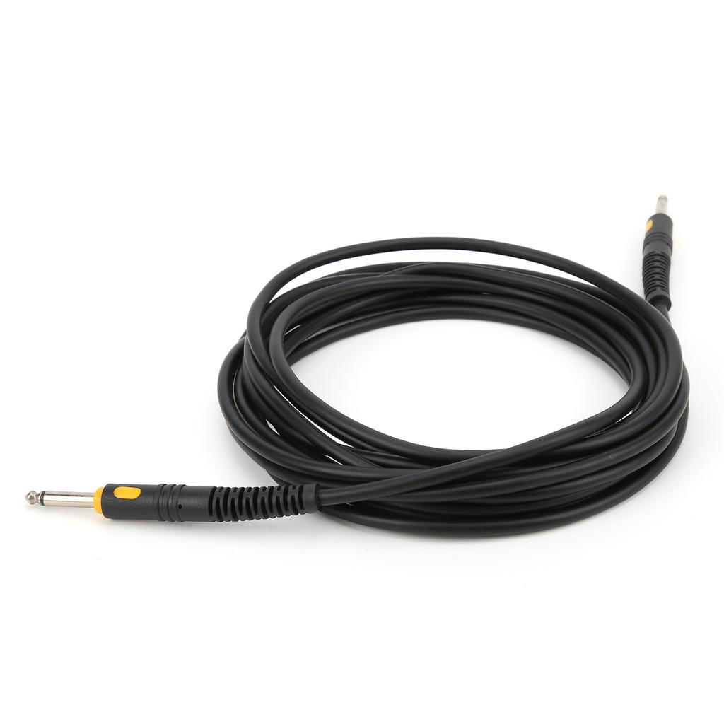 Guitar Cable Black Injection Head Cord Electric Instrument Accessories for Bass Electric Piano6 Meters