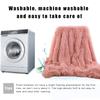 Soft Warm Shaggy Faux Throw Blanket Sofa Double Bed Blanket