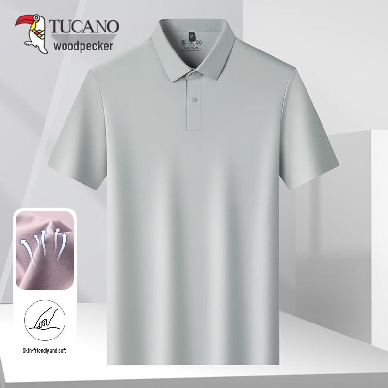 

TUCANO Men s Ice-Feel Breathable Short-Sleeve Polo Shirt 52