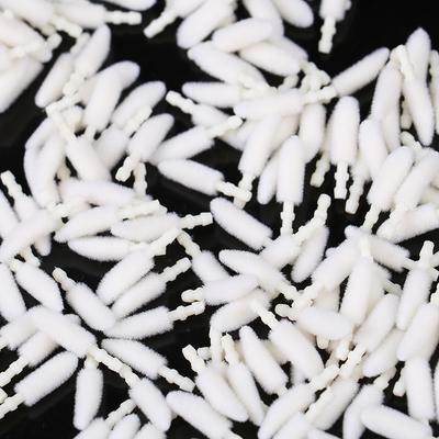 1000 piezas de pinceles desechables para labios, cabezales de algodón para lápiz labial, herramientas de maquillaje