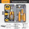 Home Repair Tool Set: Essentials - Pliers, Hammer, Wrench & Toolbox