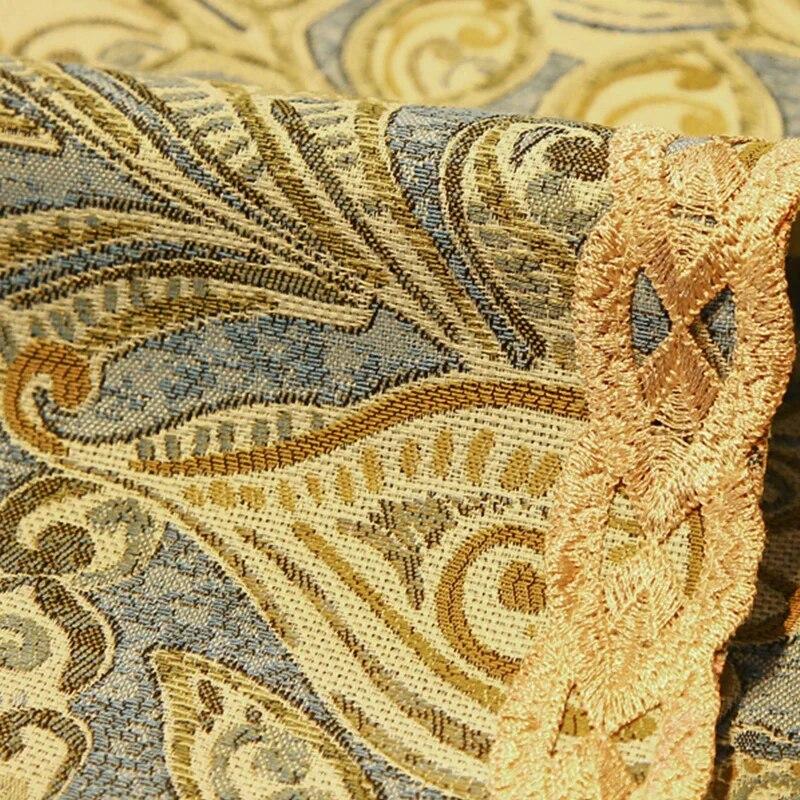 Vintage Jacquard Sofa Cushions High-grade Chenille Non-slip Soft Slipcover European Sofa Cover Wear-resistant Protective Cover