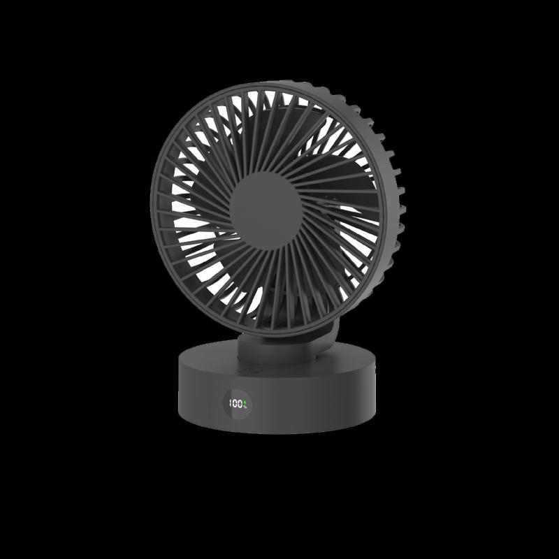 Portable Smart Digital Display Desktop Fan