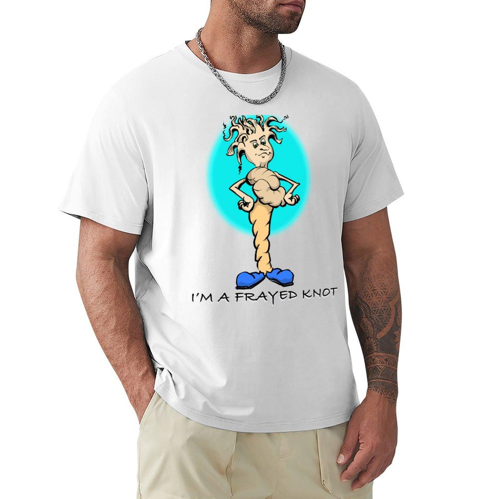 Im A Frayed Knot Tshirt Basic Lightweight Short Sleeve Tee S