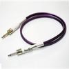 Fun Sounds Pro Musical Instrument Speaker Cable, 1m, HQC-010 (Phone Plug to Phone Plug), Purple