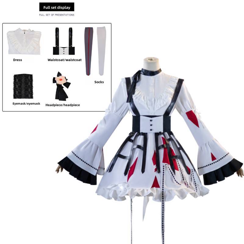 Costume Cosplay Akiyama Mizuki di Project Sekai Colorful Stage in Tessuto di Poliestere per Role Play Anime