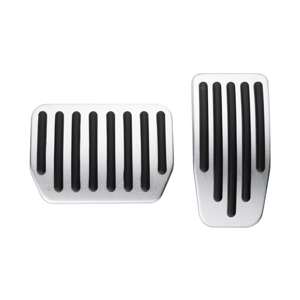 

Car Pedal Cover for Tesla Model 3 Model Y 2017-2026 Gas Fuel Brake Pedals Pas Aluminum Alloy Non Slip Protector Accessories срібний
