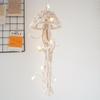 Macrame Dream Catcher Jellyfish Bohemian Decor For Bedroom With Lights Dream Catcher Nursery Decor Dream Catchers Moon Room