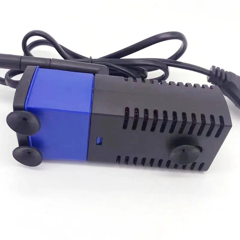 4W Mini Tauch-Aquariumfilter Fischbecken Innenfilterpumpe Wasserströmung Zirkulation Sauerstoffzufuhr für Fisch Schildkrötenbecken