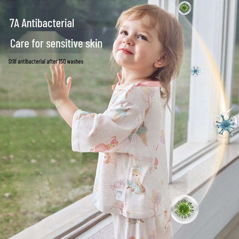 JOYNCLEON Baby 100% Cotton 3/4 Sleeve Pajama Set